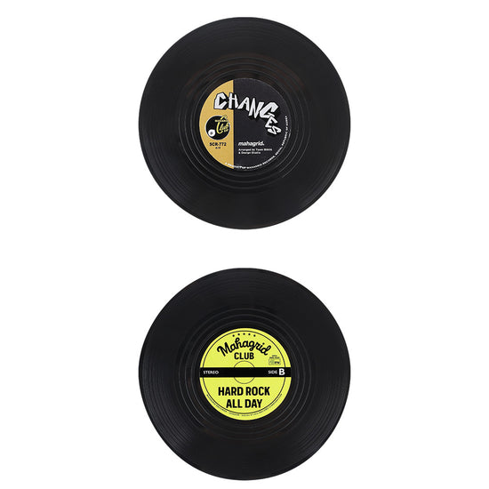 Mahagrid Vinyl Record Coasters