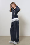 General Idea WOMAN Snap Hoodie Zip-Up