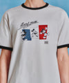 Marithé François Girbaud [MARITHE_DISNEY] MICKEY_FRENCH RINGER TEE light heather gray