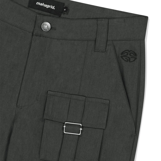 Mahagrid Utility Cargo Flare Pant [Charcoal]