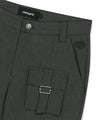 Mahagrid Utility Cargo Flare Pant [Charcoal]