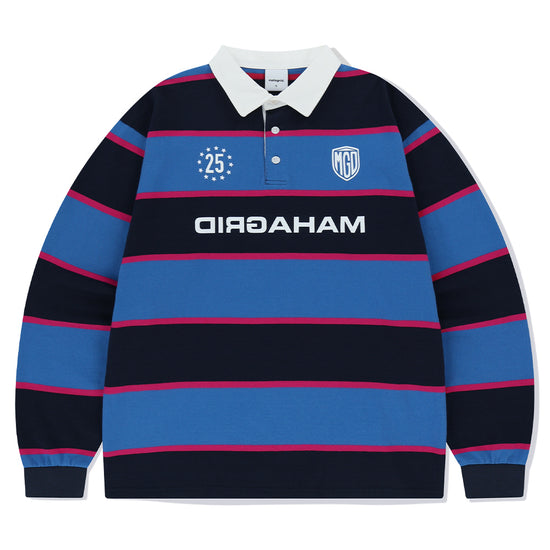 Mahagrid Stripe Rugby Shirt