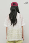 General Idea WOMAN Embroidery Lace Half Shirt