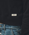 Marithé François Girbaud W BASIC CROP SWEATSHIRT