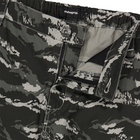 Mahagrid Tiger Camo Wide Pants [Khaki]