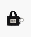 Marithé François Girbaud Classic Logo Mini Padding Bag Keyring Ivory