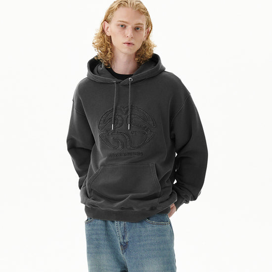 Mahagrid Pigment Eclipse Logo Hoodie