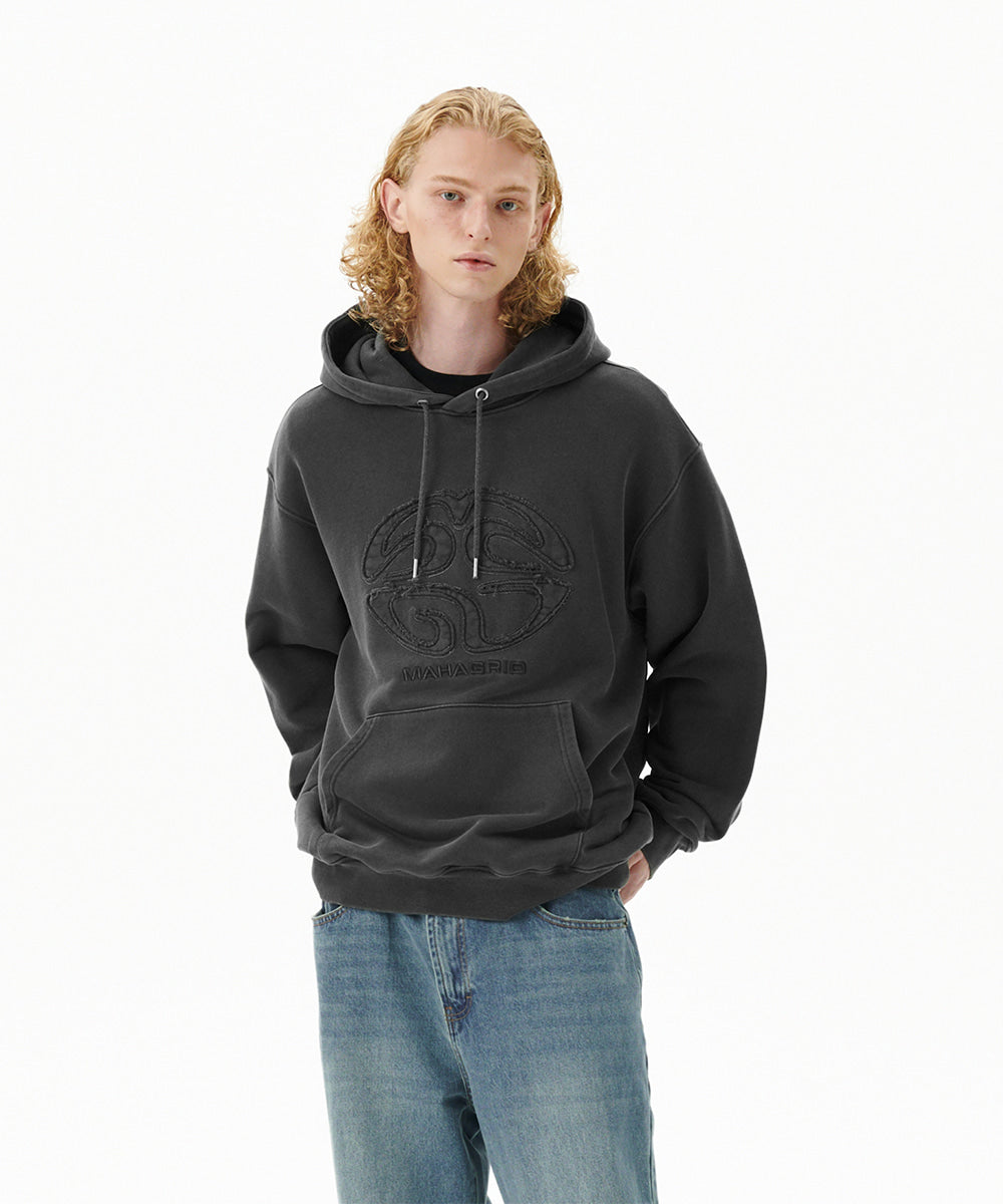 Mahagrid Pigment Eclipse Logo Hoodie
