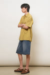General Idea MAN Pocket Wrinkle Half Shirt