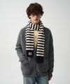 Marithé François Girbaud Hairy Overfit V Neck Cardigan