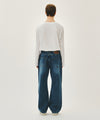 Marithé François Girbaud M Relaxed Fit Boots-Cut Denim Pants Blue