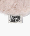Marithé François Girbaud CLASSIC LOGO FUR SCRUNCHIE baby pink