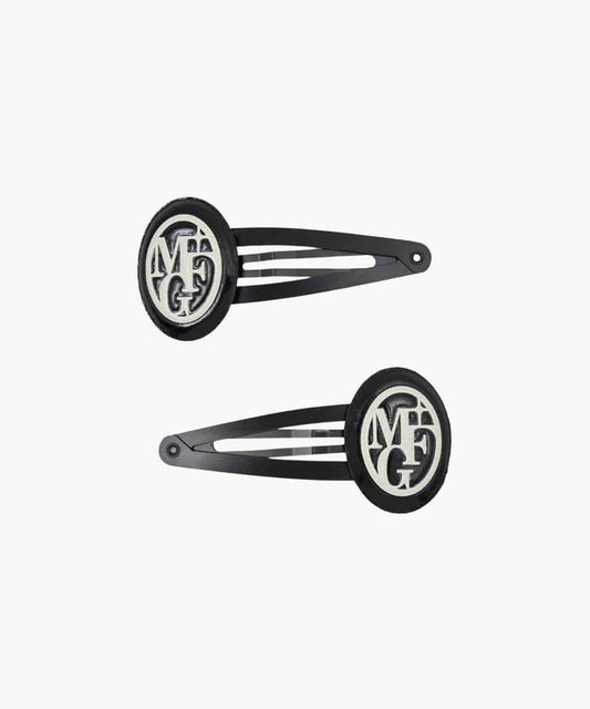 Marithé François Girbaud Circle Logo Hair Pin 2Pack
