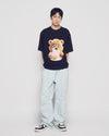 ADLV AC Bear Baby Face Gift Short Sleeve T-Shirt