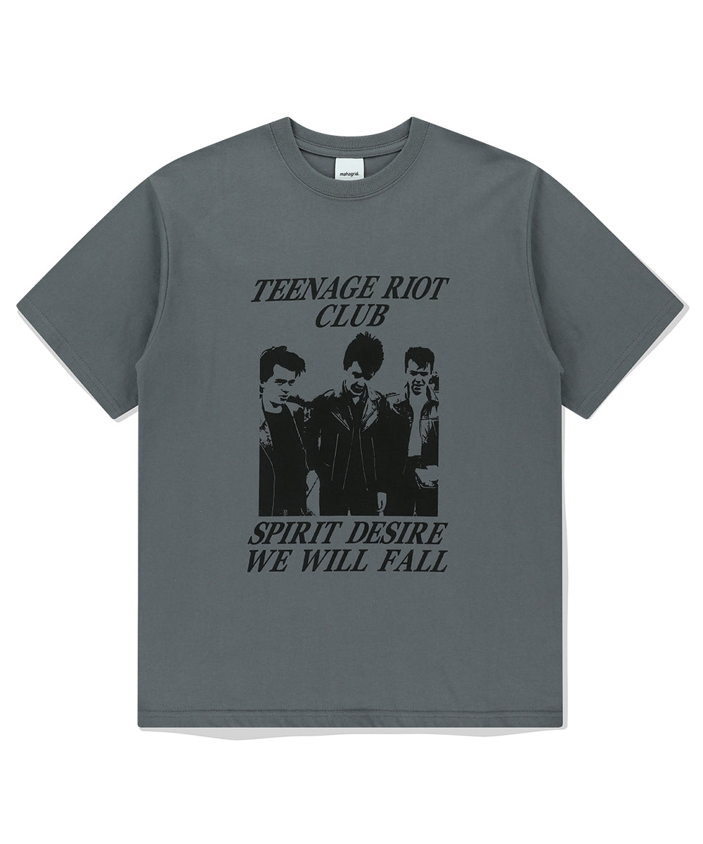 Mahagrid Riot Club Tee Charcoal