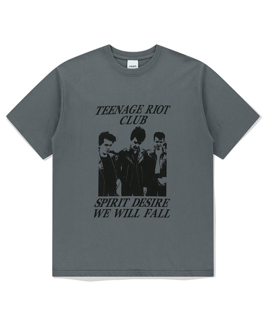 Mahagrid Riot Club Tee Charcoal