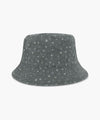 Marithé François Girbaud CLASSIC LOGO FLOWER BUCKET HAT washed black