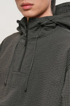 General Idea UNISEX Seersucker Check Hood Anorak