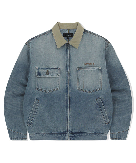 Mahagrid Dungaree Denim Jacket