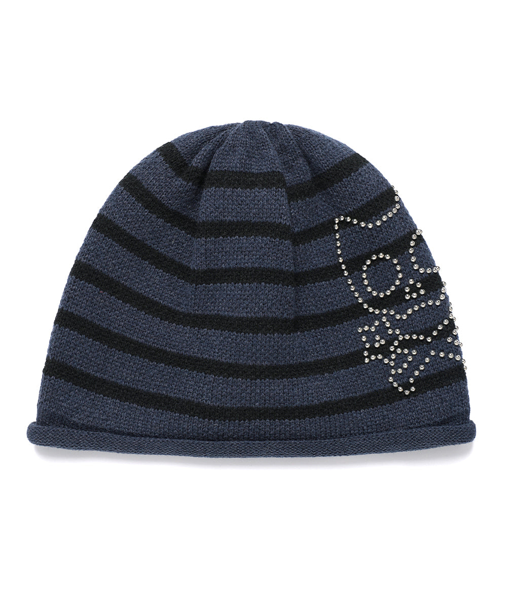 Cavish SKULL CAT STRIPED BEANIE