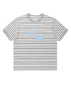 Cavish Striped Twin Star Ringer Short Sleeve Tee