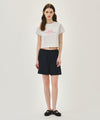 Marithé François Girbaud W LACE HEM SHORTS