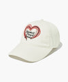 Marithé François Girbaud Heart Lettering Logo 5 Panel Cap