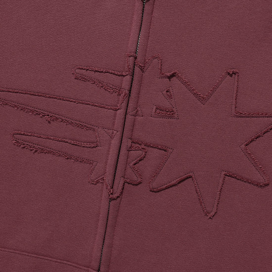 Nice Ghost Club 3Star Logo Zip Hoodie