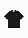 ADLV BASIC LOGO YELLOW FONT SHORT SLEEVE T-SHIRT