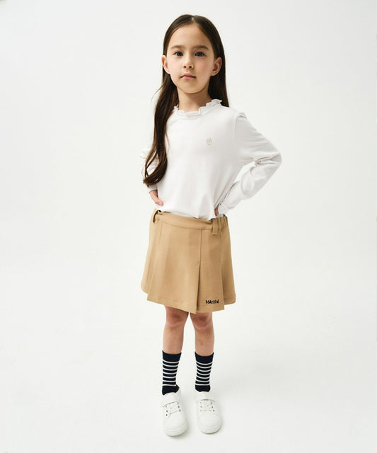 Marithé François Girbaud ENFANT W Marithé LOGO TWILL SKIRT BEIGE