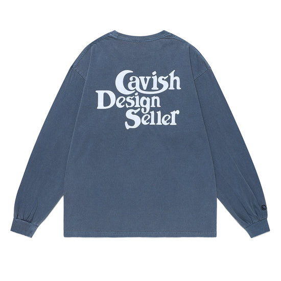 Cavish Pigment Seller Logo Long Sleeve Tee