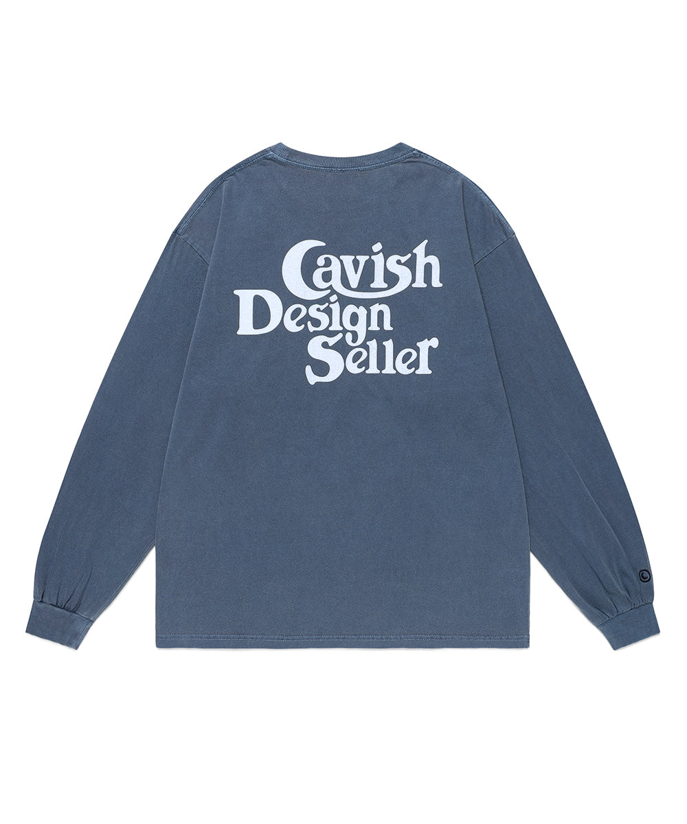 Cavish Pigment Seller Logo Long Sleeve Tee