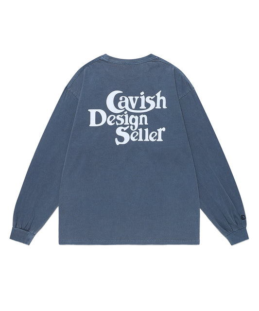Cavish Pigment Seller Logo Long Sleeve Tee