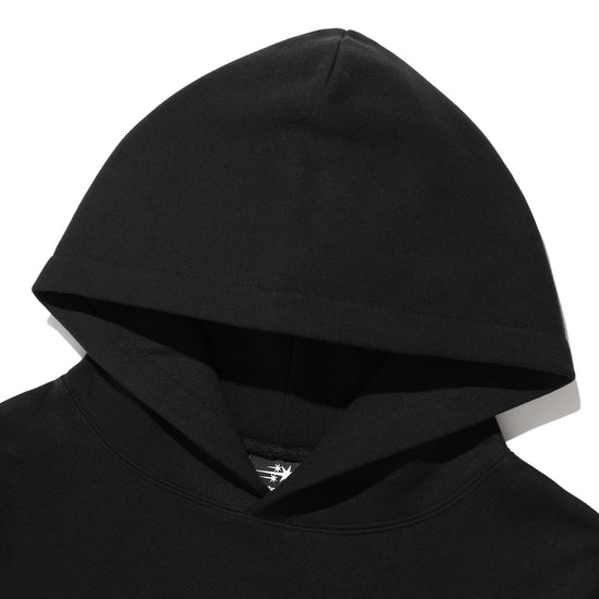 Nice Ghost Club 3Stars Hate Applique Hoodie [Black]