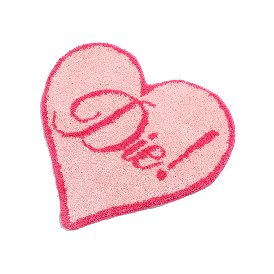 Nice Ghost Club Die Heart Rug Mat [Pink]