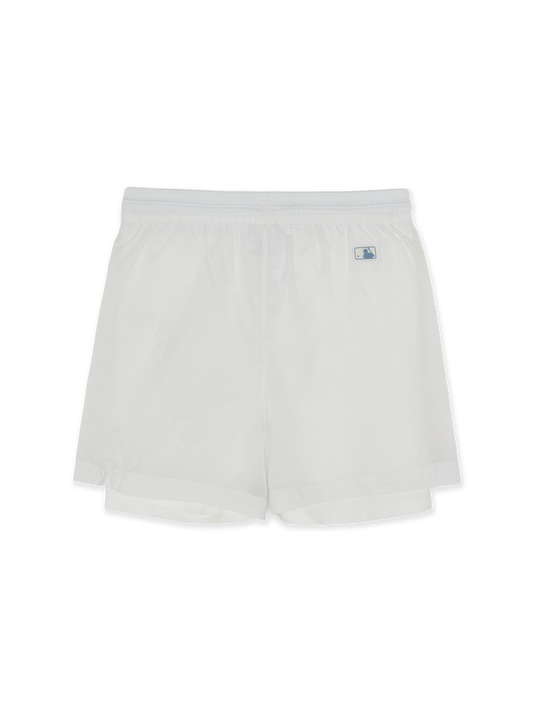 MLB Women's Sportive Ribstop Light Weight Sheer 4in Shorts