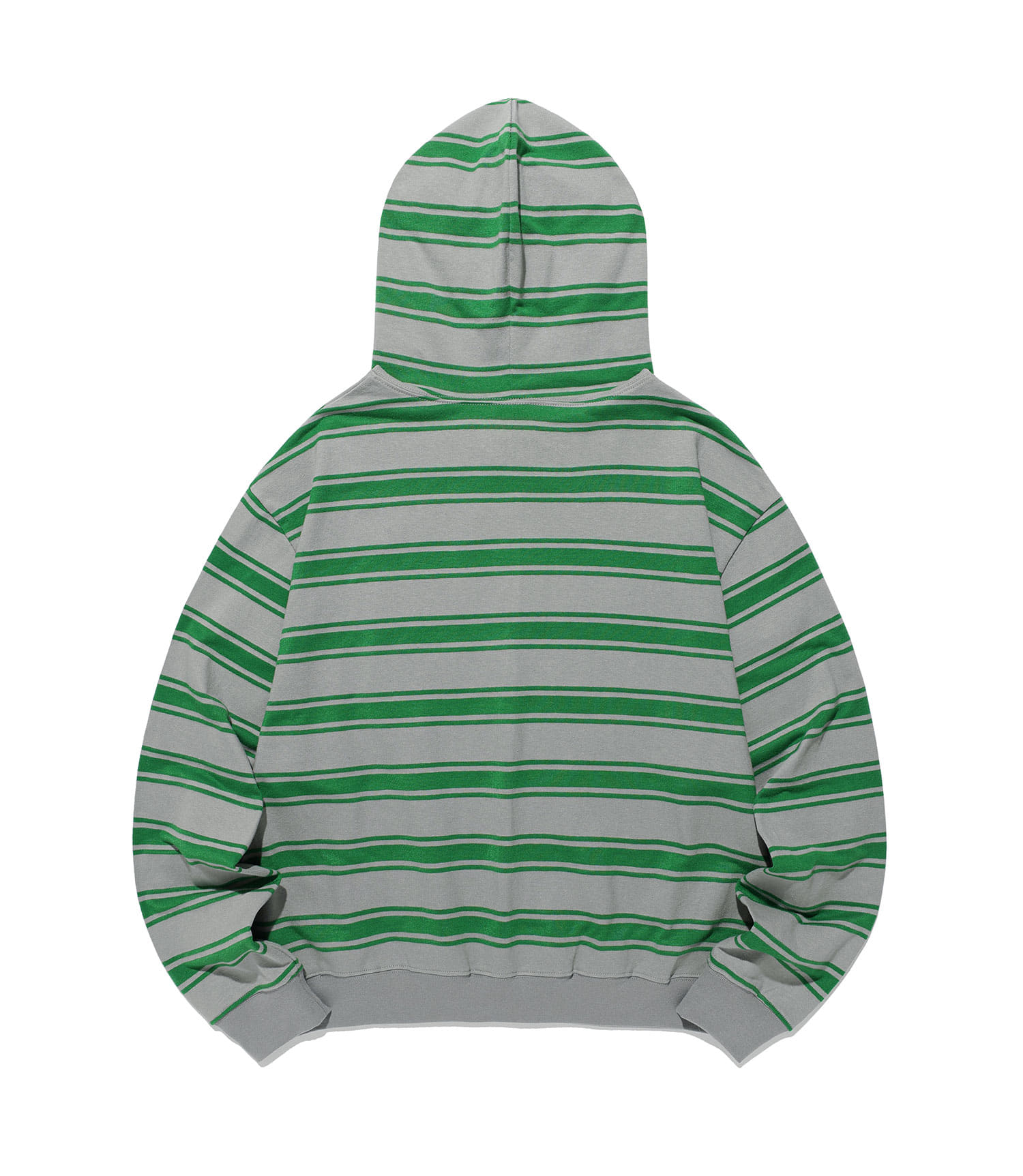 Nice Ghost Club Multi Stripe 3 Star Hoodie Zip Up [Grey]