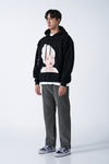 ADLV ADLV Baby Face Hoodie Black Bubble