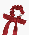 Marithé François Girbaud REGULAR LOGO SATIN HAIR RIBBON SCRUNCHIE 2PACK black