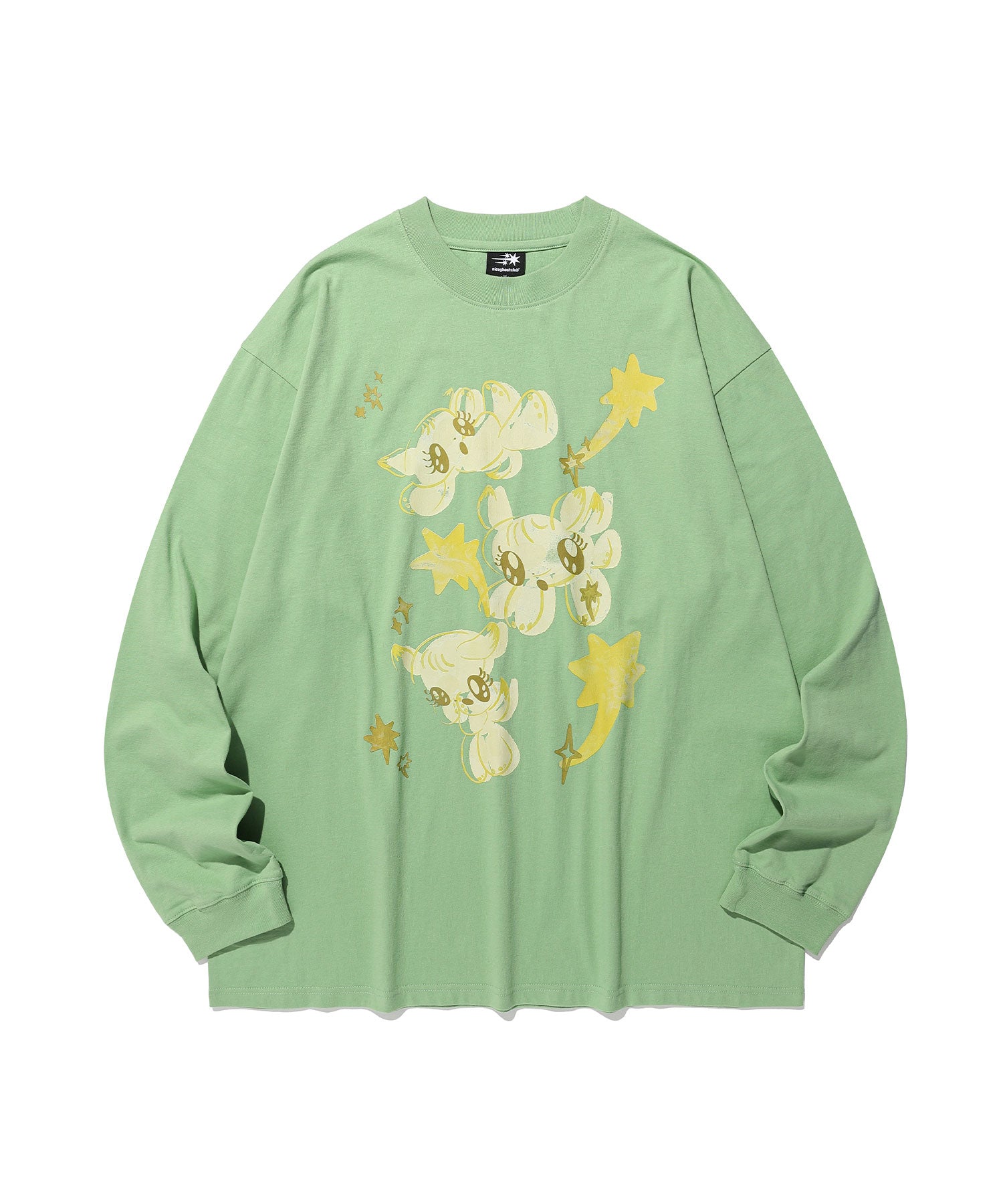 Nice Ghost Club Baby Guardians Big Big Long Sleeve Tee [Mint]