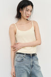 General Idea WOMAN Eyelet U-Neck Sleeveless