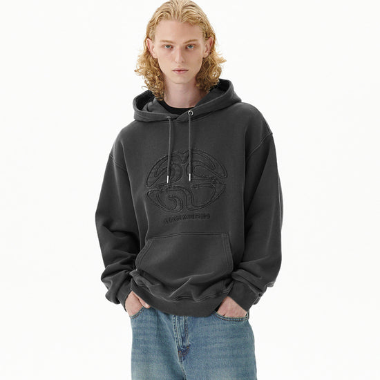 Mahagrid Pigment Eclipse Logo Hoodie