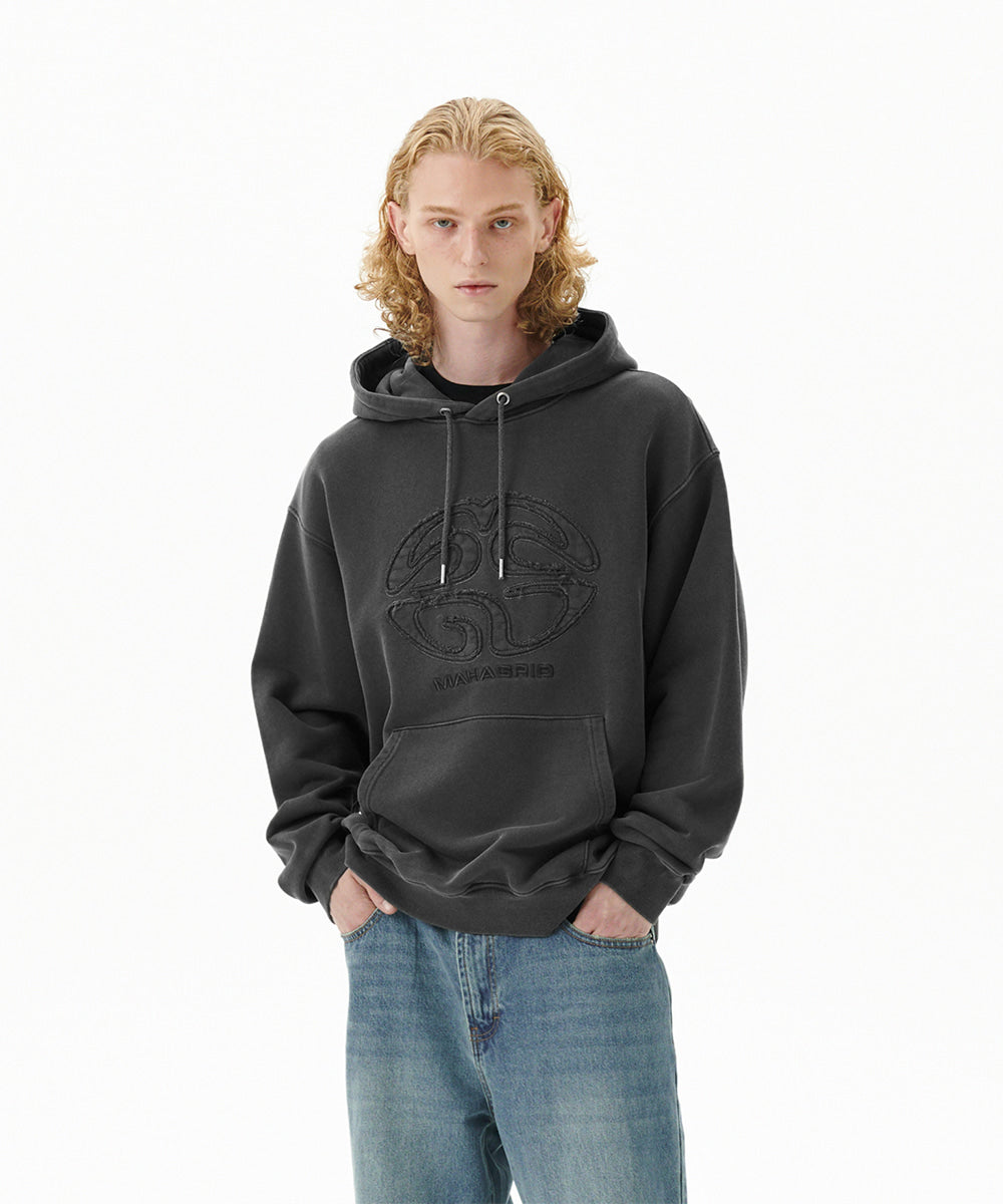 Mahagrid Pigment Eclipse Logo Hoodie