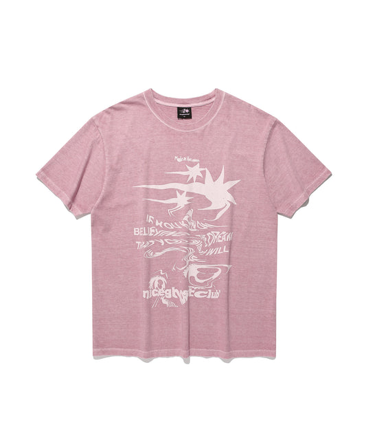 Nice Ghost Club Tornado Logo Pigment Tee
