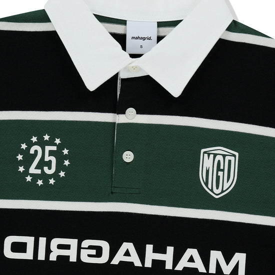 Mahagrid Stripe Rugby Shirt
