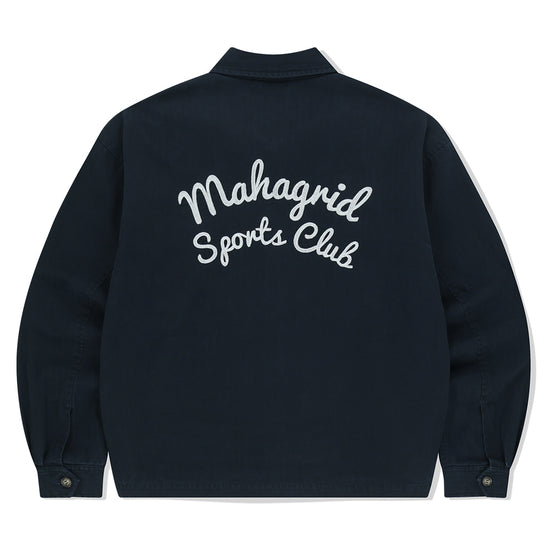 Mahagrid Washed Drizzler Blouson Jacket