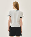 Marithé François Girbaud W CLASSIC LOGO RINGER TEE