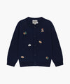 Marithé François Girbaud Kids Doodle Bear Cardigan
