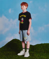 Marithé François Girbaud Disney Mickey Kids Bermuda Denim Pants Blue
