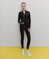 Marithé François Girbaud Marithé SPORT W SLIM ZIP-UP JACKET BLACK